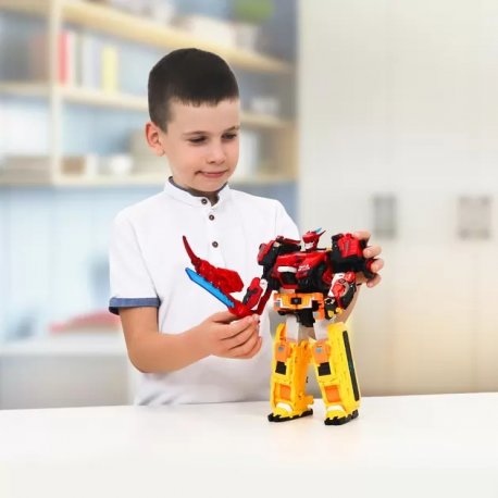 Ігровий набір з роботом-трансформером Dinoster – Раптор Трон (EU580801)