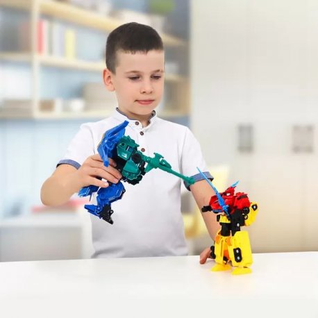 Игровой набор с роботом-трансформером Dinoster – Раптор Трон (EU580801)