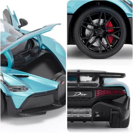 Автомодель TechnoDrive Bugatti Divo 1:18 Blue (250939BDBL)