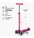 Трехколесный самокат Micro Maxi Deluxe до 50 кг Red (MMD026)