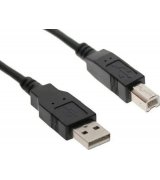Кабель для принтера Digitus USB 2.0 AM/BM 1.8m (AK-300102-018-S)