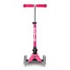 Триколісний самокат Micro Mini Deluxe Foldable LED до 50 кг Pink (MMD197) Триколісний самокат Micro Mini Deluxe Foldable LED до 50 кг Pink (MMD197)