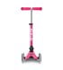 Трехколесный самокат Micro Mini Deluxe Foldable LED до 50 кг Pink (MMD197)