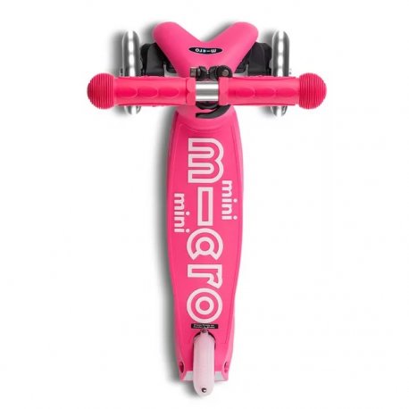 Триколісний самокат Micro Mini Deluxe Foldable LED до 50 кг Pink (MMD197)