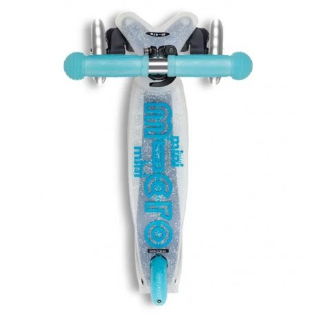 Триколісний самокат Micro Mini Deluxe Foldable Orion Glow LED до 50 кг Blue (MMD374)