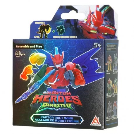 Робот-конструктор Dinoster - Раптор Болт Винг (EU580881A-6)