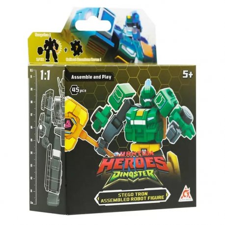 Робот-конструктор Dinoster - Стего Трон (EU580881A-4)