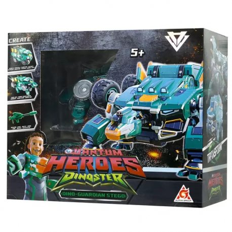Динозавр-трансформер Dinoster - Мега Дино-Гардиан Стего (EU580807)