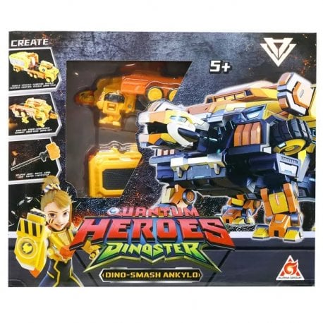 Динозавр-трансформер Dinoster - Мега Дино-Смеш Анкило (EU580806)