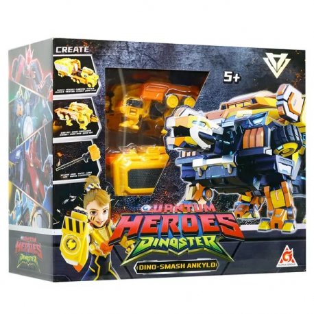 Динозавр-трансформер Dinoster - Мега Дино-Смеш Анкило (EU580806)