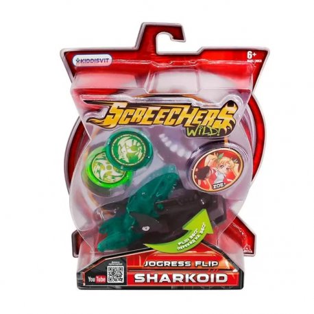 Машинка-трансформер Screechers Wild! S2 L1 - Шаркоид (EU684204)