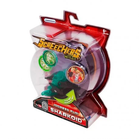 Машинка-трансформер Screechers Wild! S2 L1 - Шаркоид (EU684204)