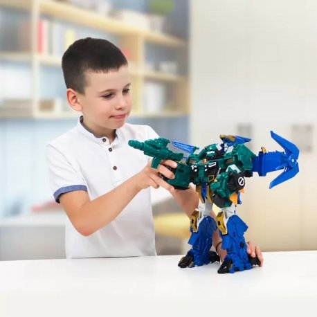 Игровой набор с роботом-трансформером Dinoster – Стего Бласт Винг (EU580802)