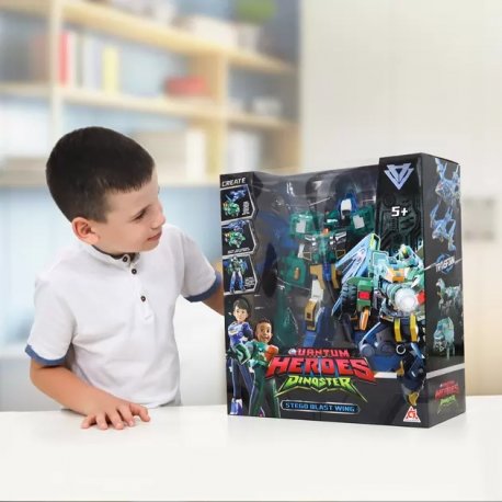 Игровой набор с роботом-трансформером Dinoster – Стего Бласт Винг (EU580802)