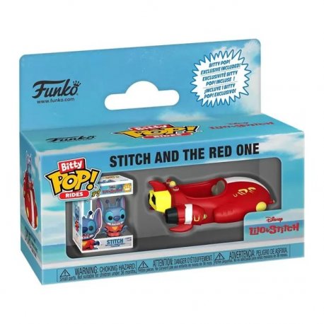 Коллекционная фигурка Bitty POP Ride - Стич в красном крейсере (85522)