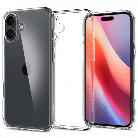 Чехол Spigen Ultra Hybrid для Apple iPhone 16 Crystal Clear (ACS08197)