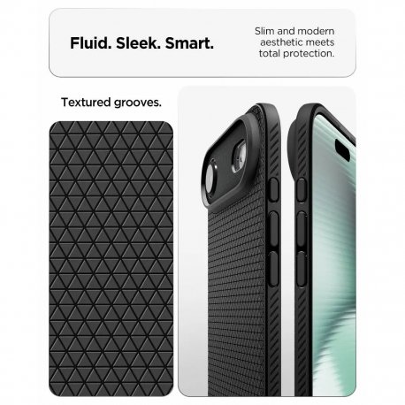 Чехол Spigen Liquid Air для Apple iPhone 17 Air Matte Black (ACS10302)