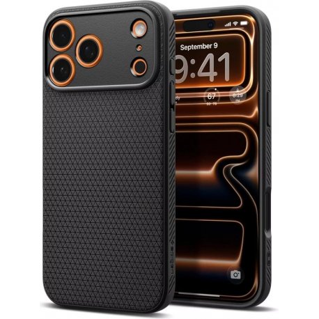 Чохол Spigen Liquid Air для iPhone 17 Pro Matte Black (ACS10331)
