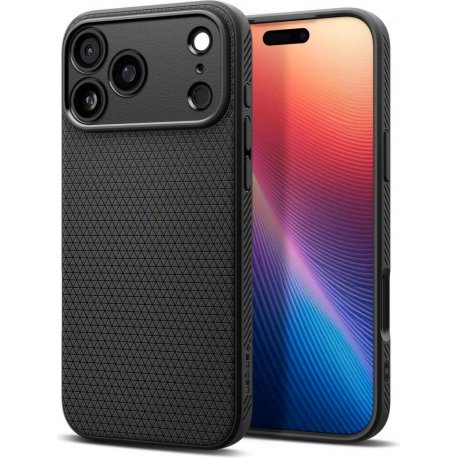 Чохол Spigen Liquid Air для iPhone 17 Pro Matte Black (ACS10331)
