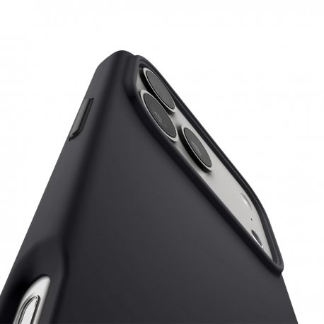 Чехол Spigen Silicone Fit MagFit для iPhone 17 Pro Max Black (ACS10270)
