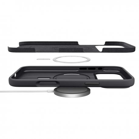 Чохол Spigen Silicone Fit MagFit для iPhone 17 Pro Max Black (ACS10270)