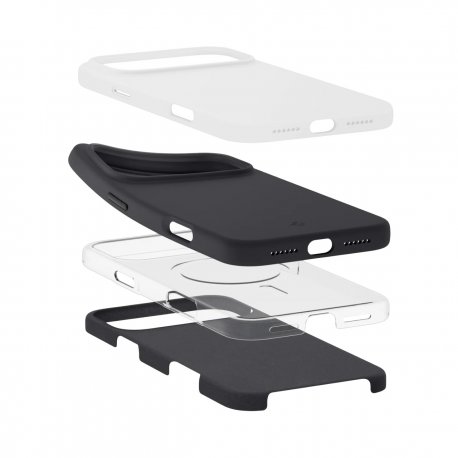 Чохол Spigen Silicone Fit MagFit для iPhone 17 Pro Max Black (ACS10270)