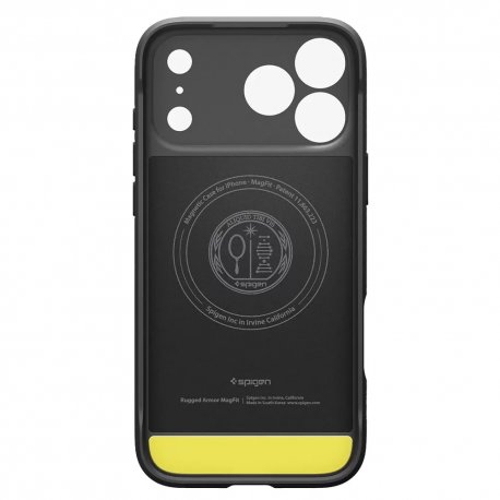 Чехол Spigen Rugged Armor MagFit для iPhone 17 Pro Matte Black (ACS10329)