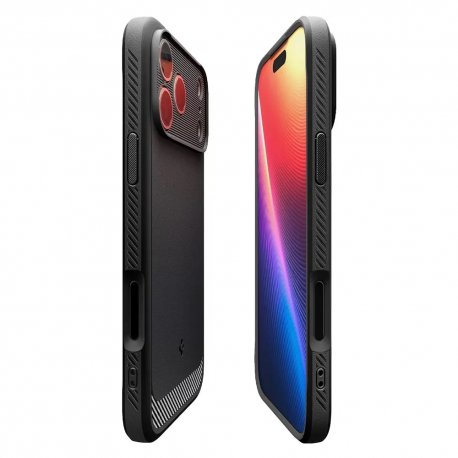 Чехол Spigen Rugged Armor MagFit для iPhone 17 Pro Matte Black (ACS10329)