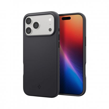 Чохол Spigen Silicone Fit MagFit для iPhone 17 Pro Black (ACS10335)