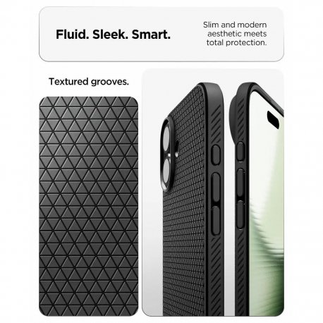 Чохол Spigen Liquid Air для iPhone 17 Matte Black (ACS10369)