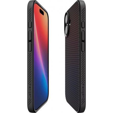 Чехол Spigen Liquid Air для iPhone 17 Matte Black (ACS10369)