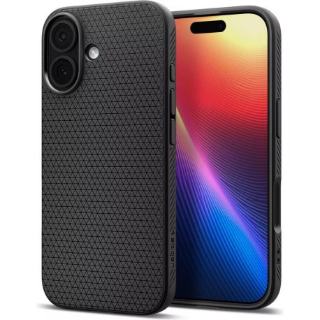 Чехол Spigen Liquid Air для iPhone 17 Matte Black (ACS10369)
