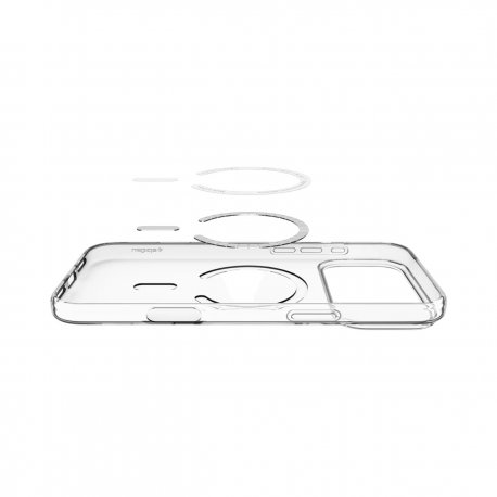 Чехол Spigen Liquid Crystal MagFit для iPhone 17 Pro Clear White (ACS10396)