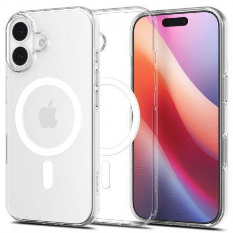 Чехол Spigen Liquid Crystal MagFit для iPhone 17 Clear White (ACS10397)