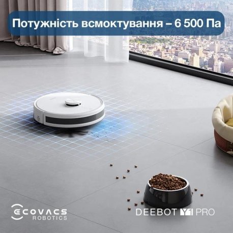 Робот-пылесос Ecovacs Deebot Y1 Pro White (DLX34 WHITE)