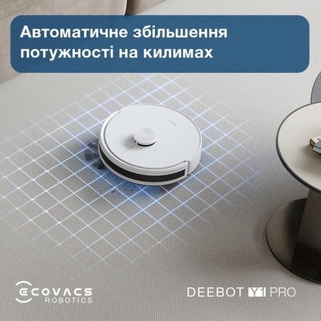Робот-пилосос Ecovacs Deebot Y1 Pro White (DLX34 WHITE)