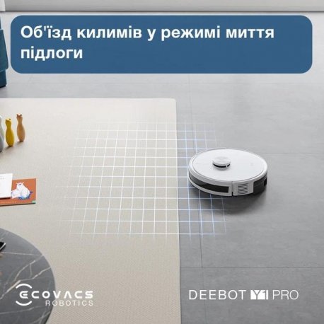 Робот-пылесос Ecovacs Deebot Y1 Pro White (DLX34 WHITE)
