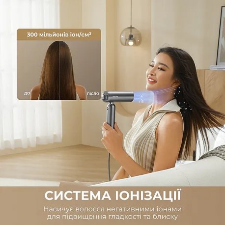 Фен Dreame Pocket Pro 3in1 Grey (AHD51PRO_G)