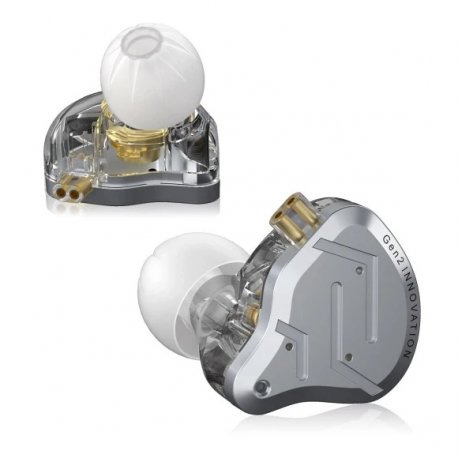 Навушники Knowledge Zenith ZSN Pro 2 Mic Silver (14019)