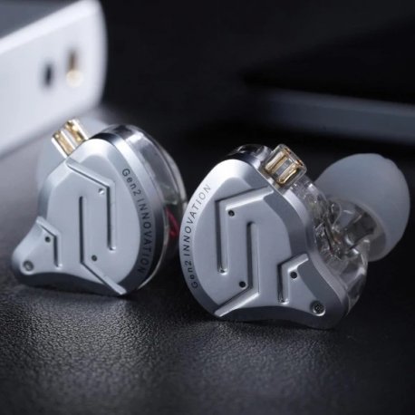 Навушники Knowledge Zenith ZSN Pro 2 Mic Silver (14019)