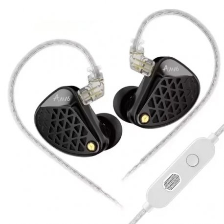 Наушники Knowledge Zenith AM16 Bass Version Black Mic (14024)