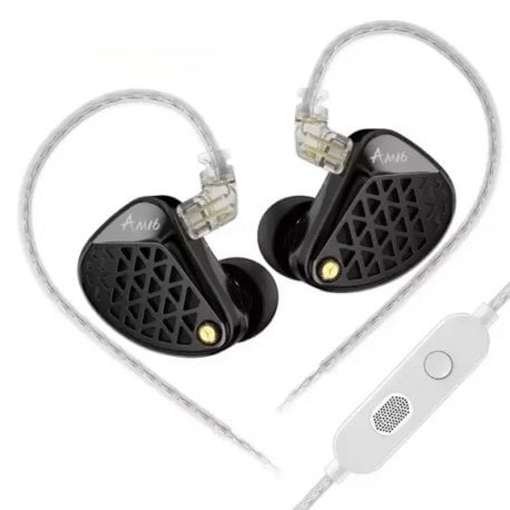 Навушники Knowledge Zenith AM16 Bass Version Black Mic (14024)