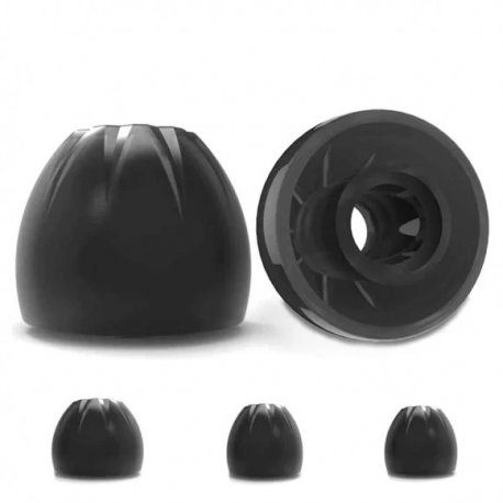 Амбушюри Knowledge Zenith Silicone eartips (3 pairs) Black (7661)