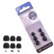 Амбушюри Knowledge Zenith Silicone eartips (3 pairs) Black (7661)