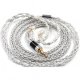 Кабель для навушників Knowledge Zenith Silver&Blue Cable 2pin (C) 90-8 (6041)