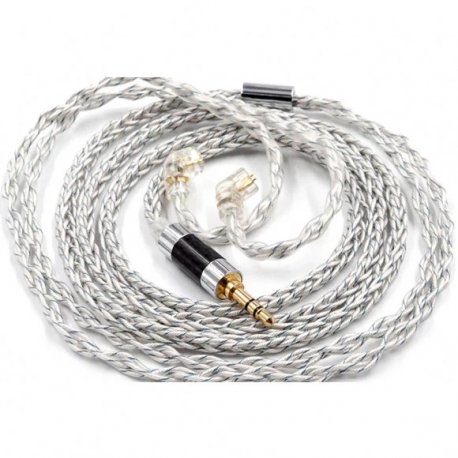 Кабель для навушників Knowledge Zenith Silver&Blue Cable 2pin (C) 90-8 (6041)