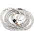 Кабель для наушников Knowledge Zenith Silver&Blue Cable 2pin (C) 90-8 (6041)