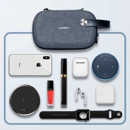 Чехол для плеера Ugreen LP152 Travel Storage Case Gray (8232)