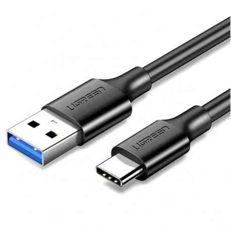 Кабель Ugreen US184 USB-A 3.0 - USB Type-C 1.5 m Black (8434)