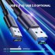 Кабель Ugreen US184 USB-A 3.0 - USB Type-C 1.5 m Black (8434)